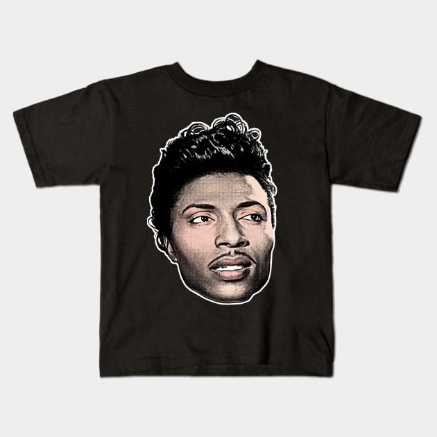 Little Richard Fan Art Design Kids T-Shirt by DankFutura